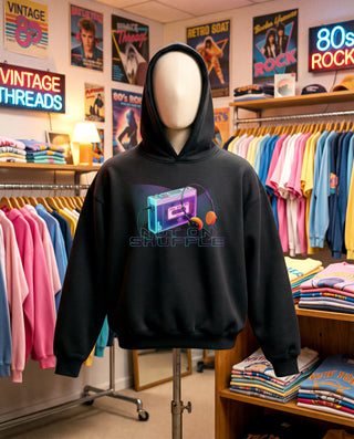 BEYOND | Shuffle Black Hoodie - Unisex