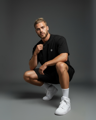 CORE | Heavy Oversized Black Minimalist Tee