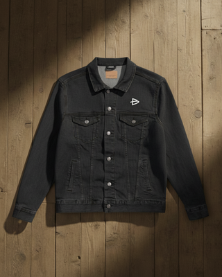 WILD | Unisex Denim Black Jacket