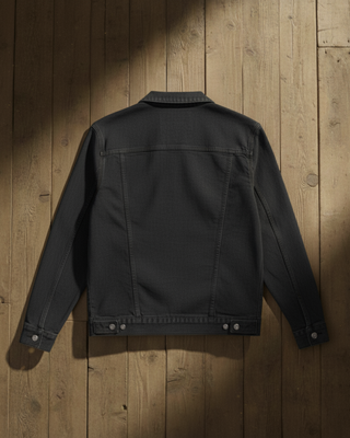 WILD | Unisex Denim Black Jacket