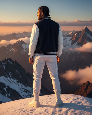 WILD | Varsity Black Coat