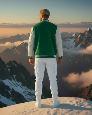 WILD | Varsity Green Coat