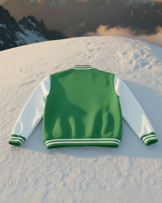 WILD | Varsity Green Coat
