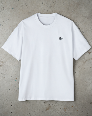 CORE | Heavy Oversized White Minimalist Tee