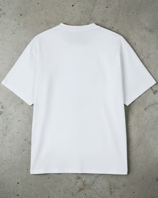 CORE | Heavy Oversized White Minimalist Tee