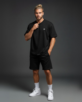 CORE | Heavy Oversized Black Minimalist Tee