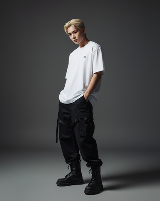 CORE | Heavy Oversized White Minimalist Tee