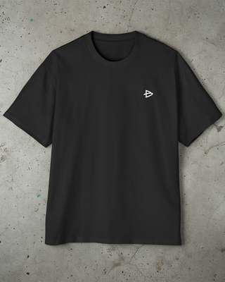 CORE | Heavy Oversized Black Minimalist Tee