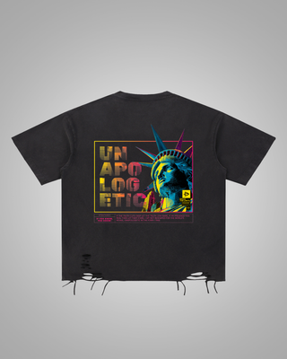 UNAPLOGETIC | Snow Washed Raw-Hem T-Shirt