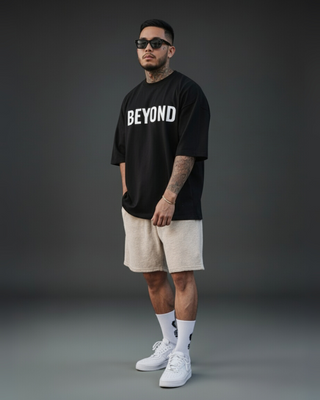 CORE | Heavy Oversized Black Tee