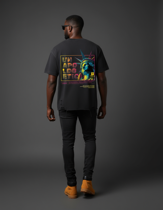 UNAPLOGETIC | Snow Washed Raw-Hem T-Shirt